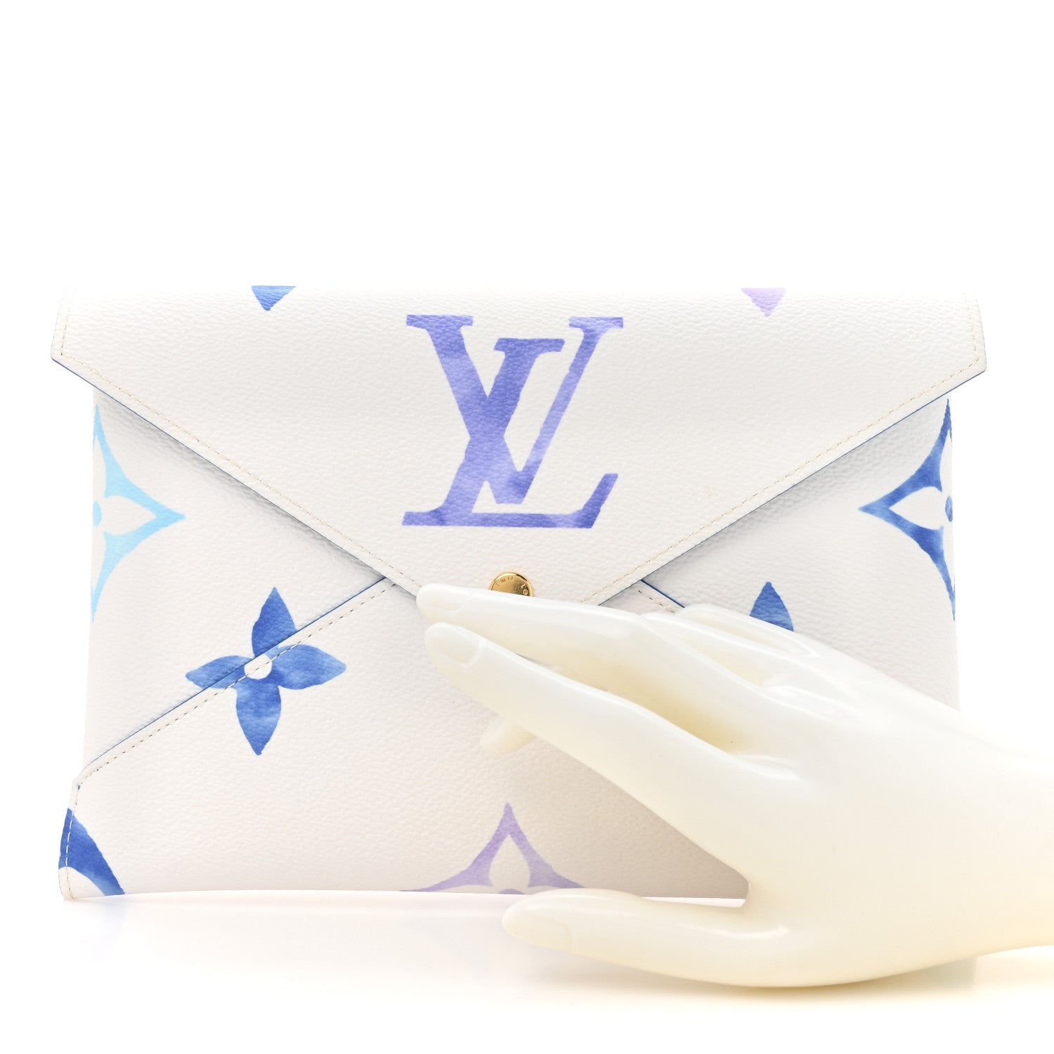 Louis Vuitton Monogram Giant By The Pool Kirigami Pochette Set Blue Rose Beige 2 of 9