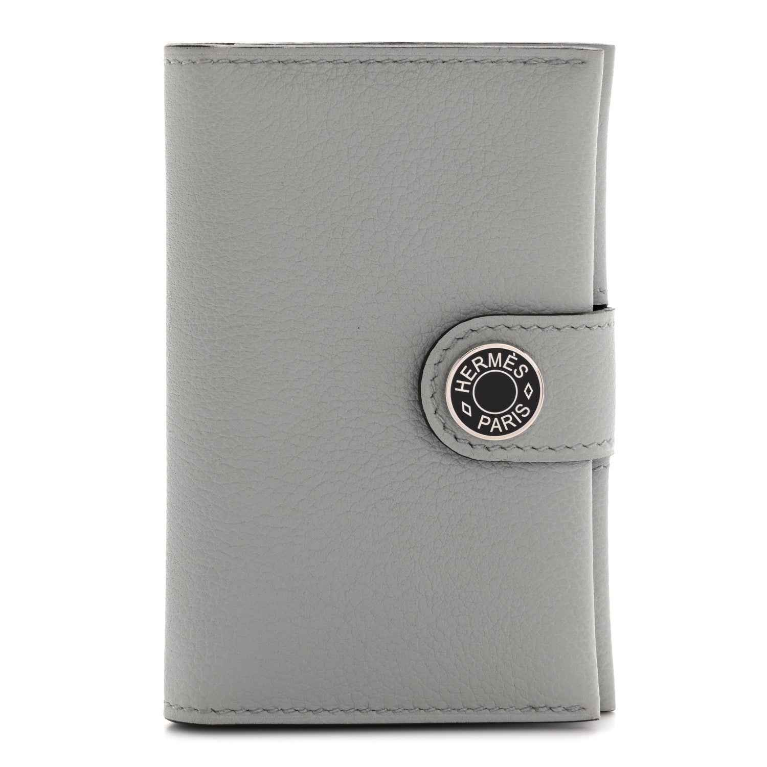 Hermes Evercolor Bi-Color RMS Card Holder Bleu Glacier Ardoise