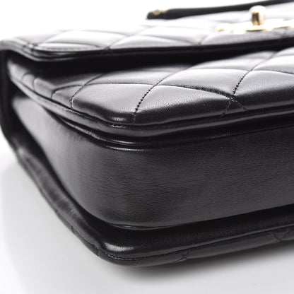 Chanel Lambskin Quilted Small Trendy CC Dual Handle Flap Bag Black 6 of 10