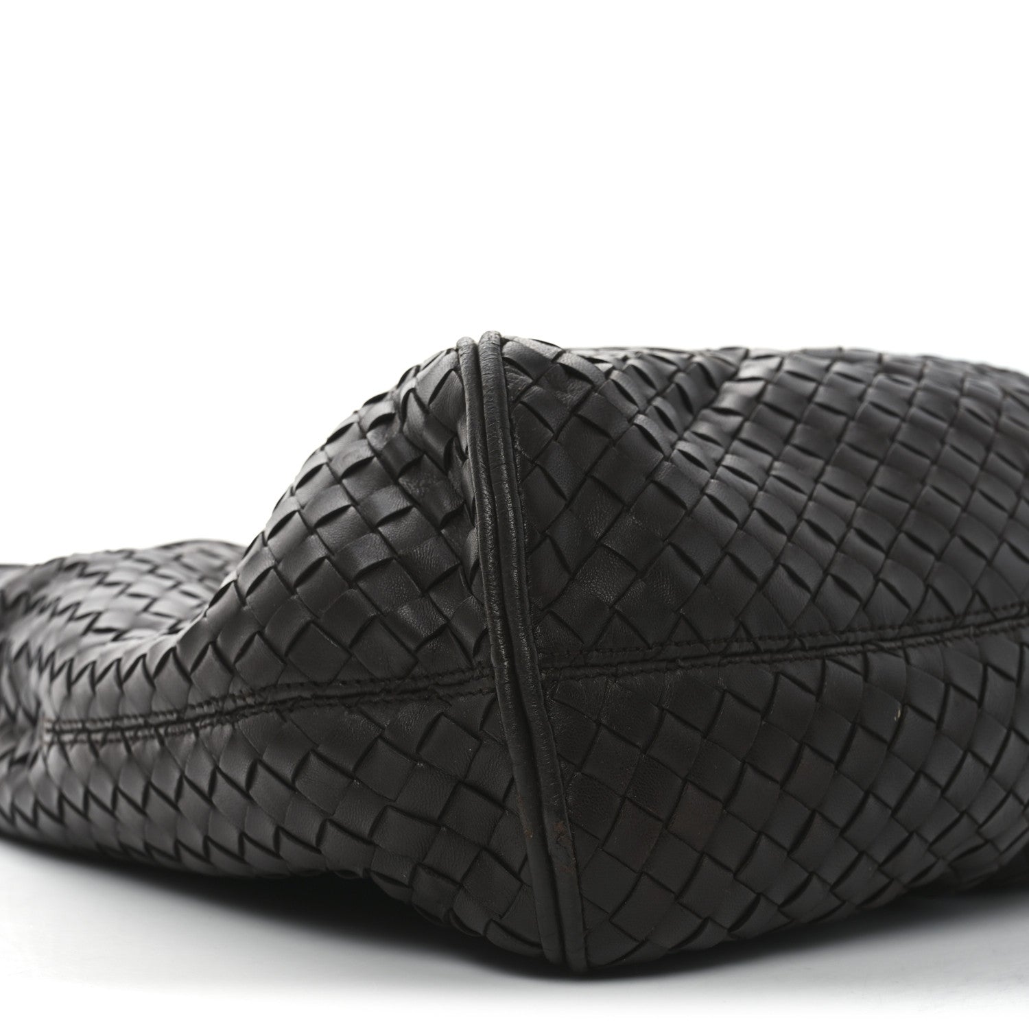 Bottega Veneta Nappa Intrecciato Ball Hobo Ebano 8 of 11