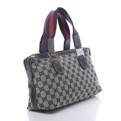 Gucci GG Monogram Web Pop Tote Navy 3 of 10