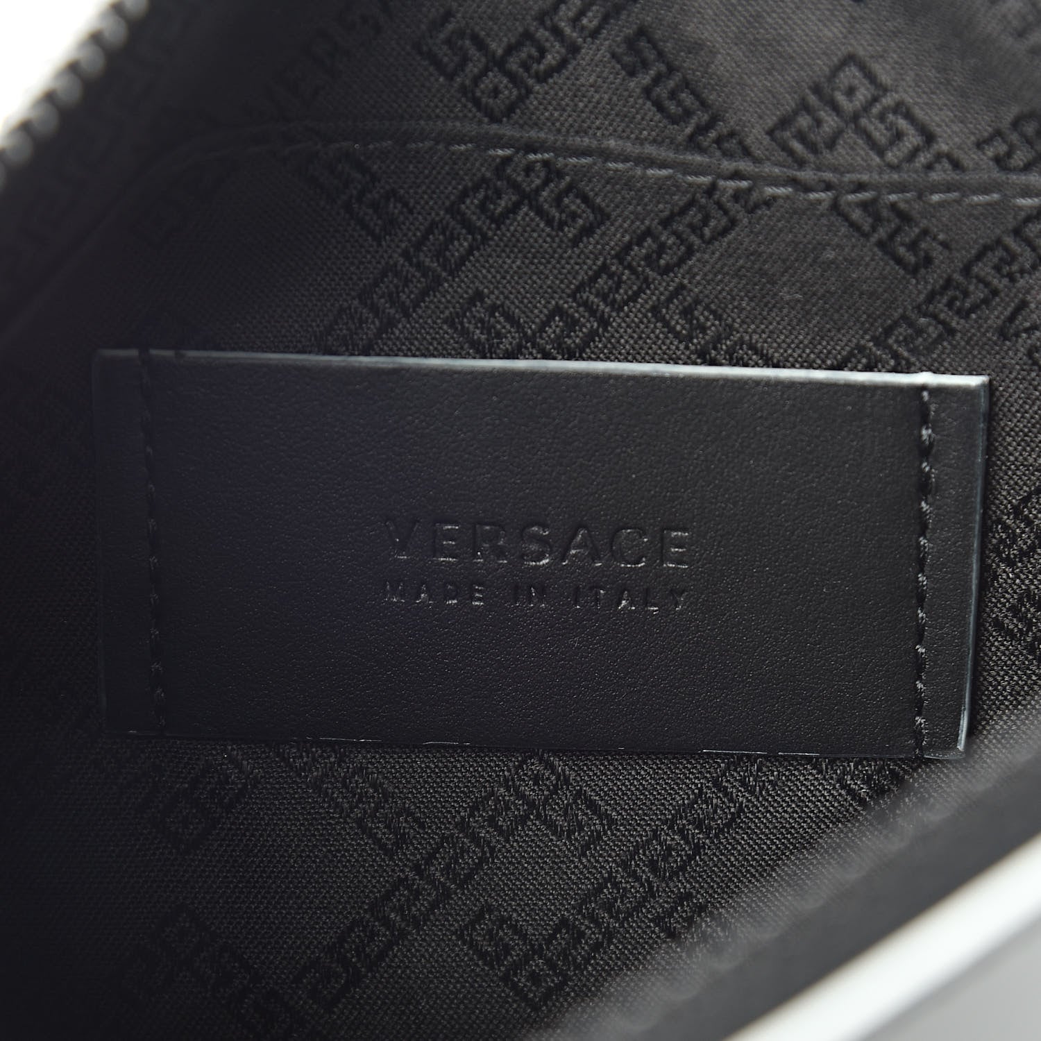 Versace Calfskin With Love Pochette Black 6 of 6