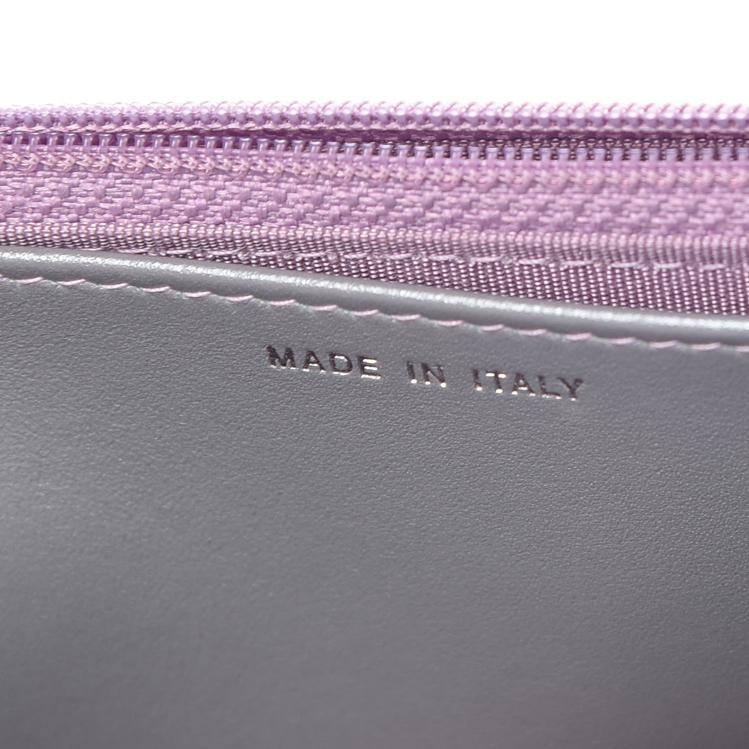 Chanel Iridescent Lambskin Quilted Reissue Wallet On Chain WOC Light Purple 7 of 9