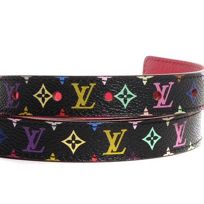 Louis Vuitton Monogram Multicolor LV Initiales Belt 90 36 Black 3 of 6