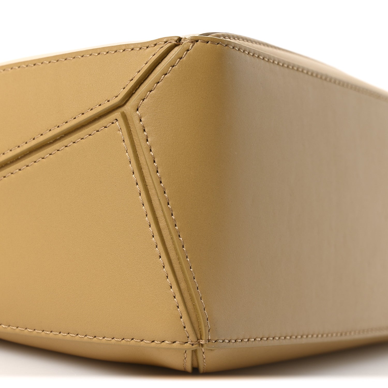 Loewe Calfskin Small Woven Puzzle Bag Sahara 1738807 – FASHIONPHILE