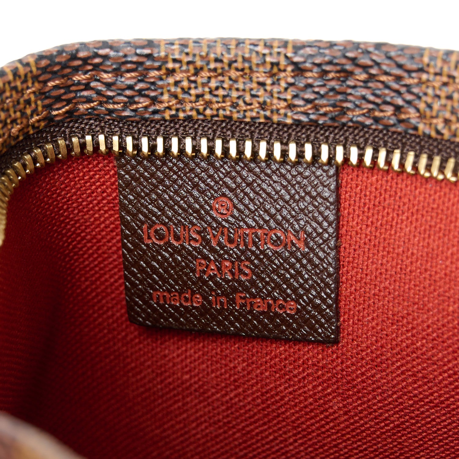 Louis Vuitton Damier Ebene Trousse Make Up Bag Pochette 6 of 10
