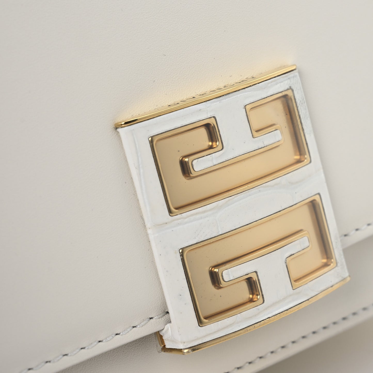 Calfskin Small 4G Sliding Chain Bag Ivory
