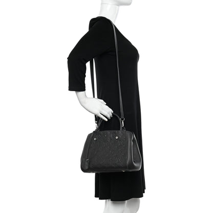 Louis Vuitton Empreinte Studded Montaigne BB Platine 2 of 10