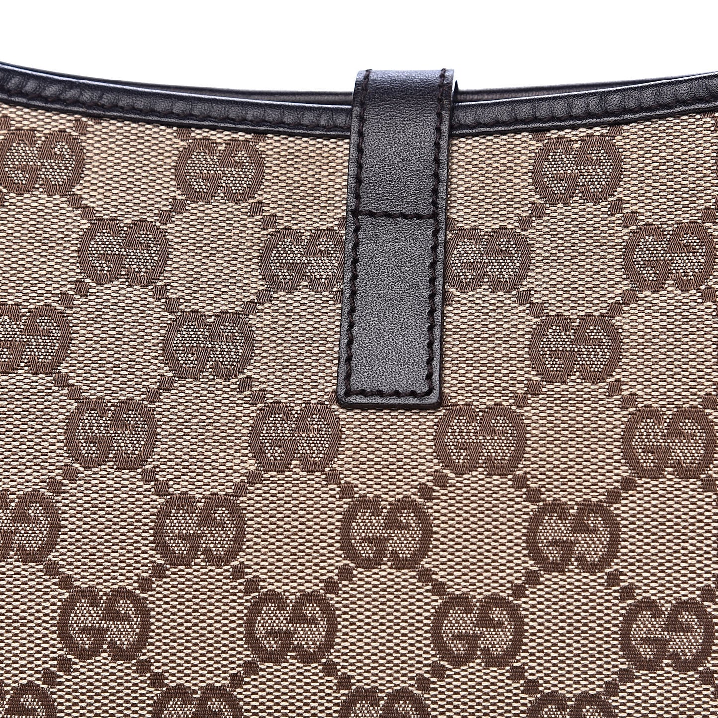 Monogram Web Small Jackie O Hobo Dark Brown