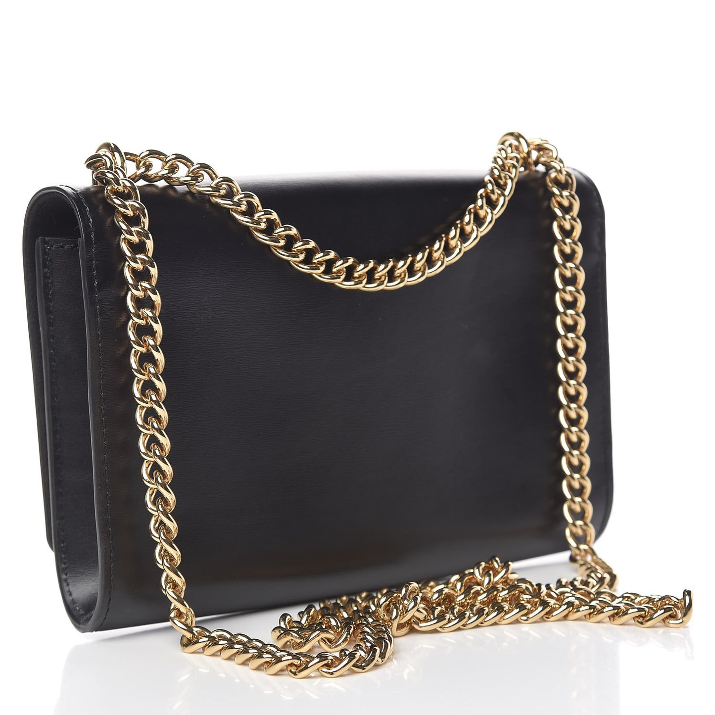 Calfskin Chain Louise MM Black
