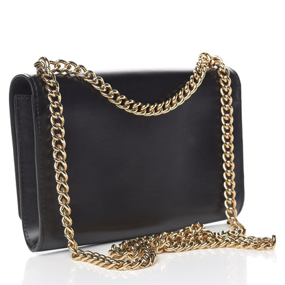 Louis Vuitton Calfskin Chain Louise MM Black 3 of 13