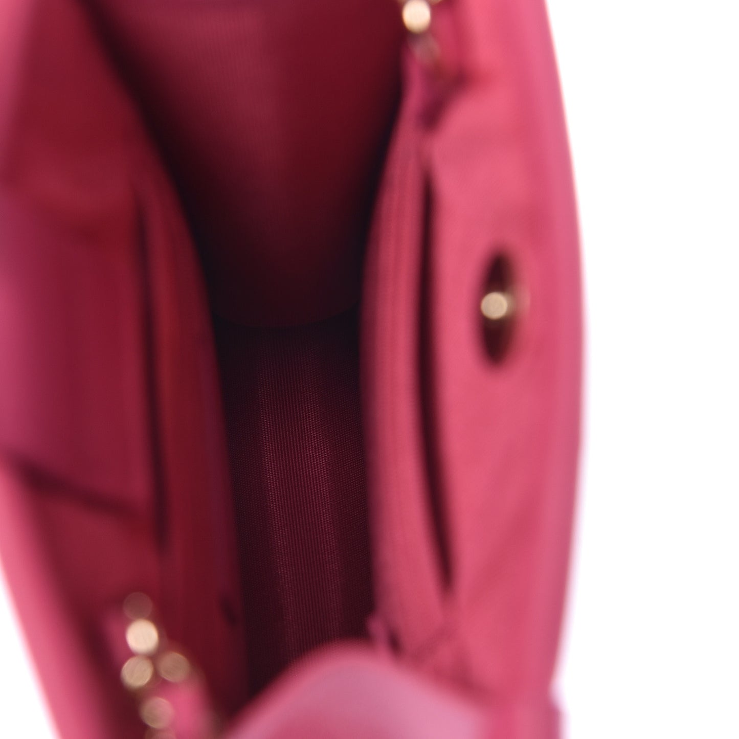 Tweed PVC Lambskin Clutch With Chain Pink