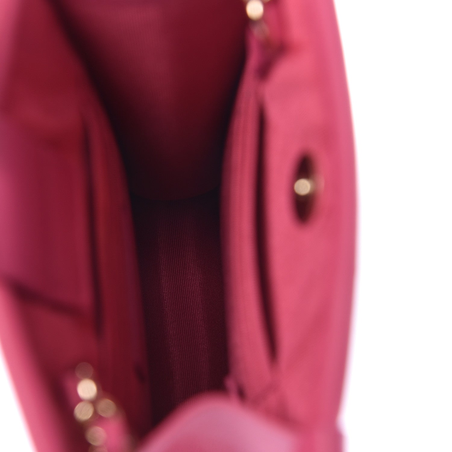 Chanel Tweed PVC Lambskin Clutch With Chain Pink 7 of 10