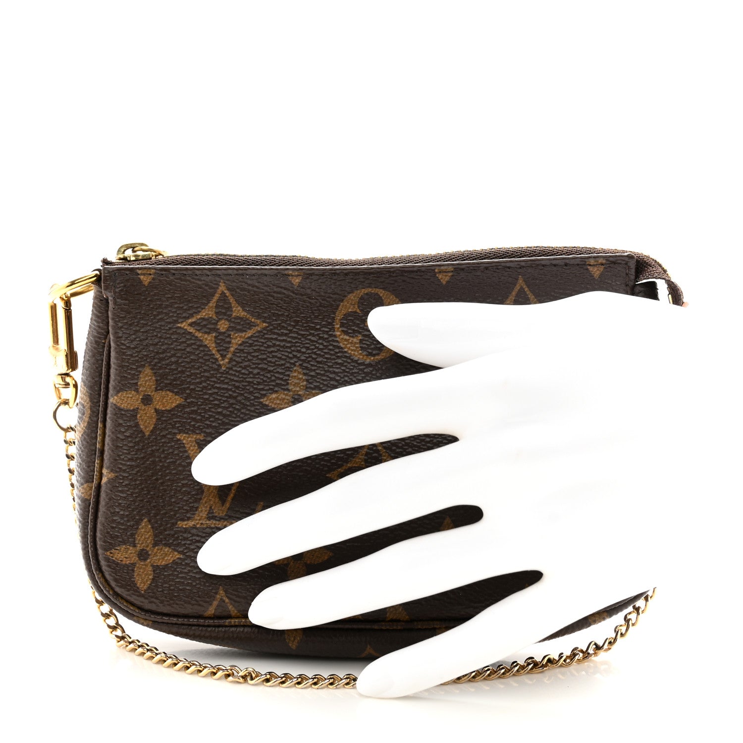 Louis Vuitton LOUIS VUITTON Monogram Mini Pochette Accessories 2 of 9
