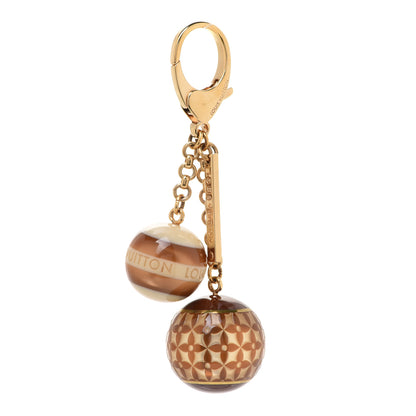 Louis Vuitton Mini Lin Croisette Bag Charm Beige 1 of 4