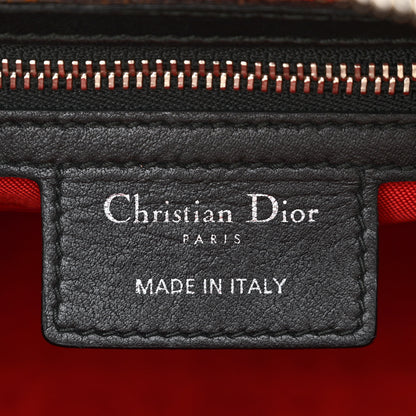 Christian Dior Lambskin Cannage Medium Lady Dior Black 6 of 13
