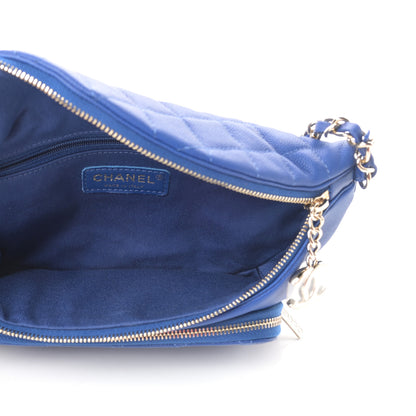 Chanel Caviar Quilted Business Affinity Waist Belt Bag Dark Blue 5 of 10