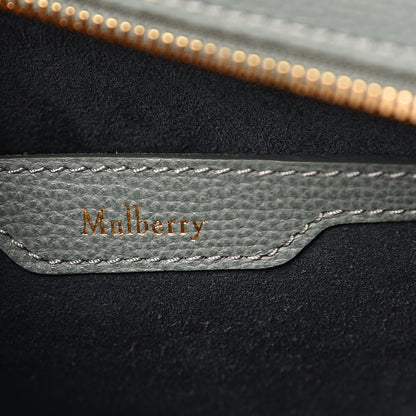 Mulberry Small Classic Grain Small Zip Tote Bayswater Light Green 14 of 15