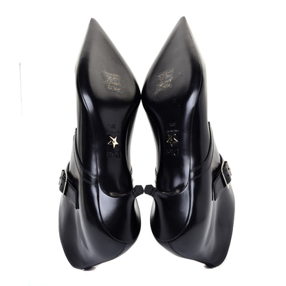 Christian Dior Calfskin Ankle Boots 39.5 Black 5 of 9
