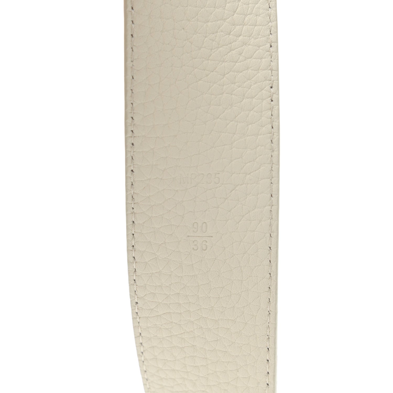 Louis Vuitton Taurillon Illusion 40mm LV Initiales Belt 90 36 White 6 of 7