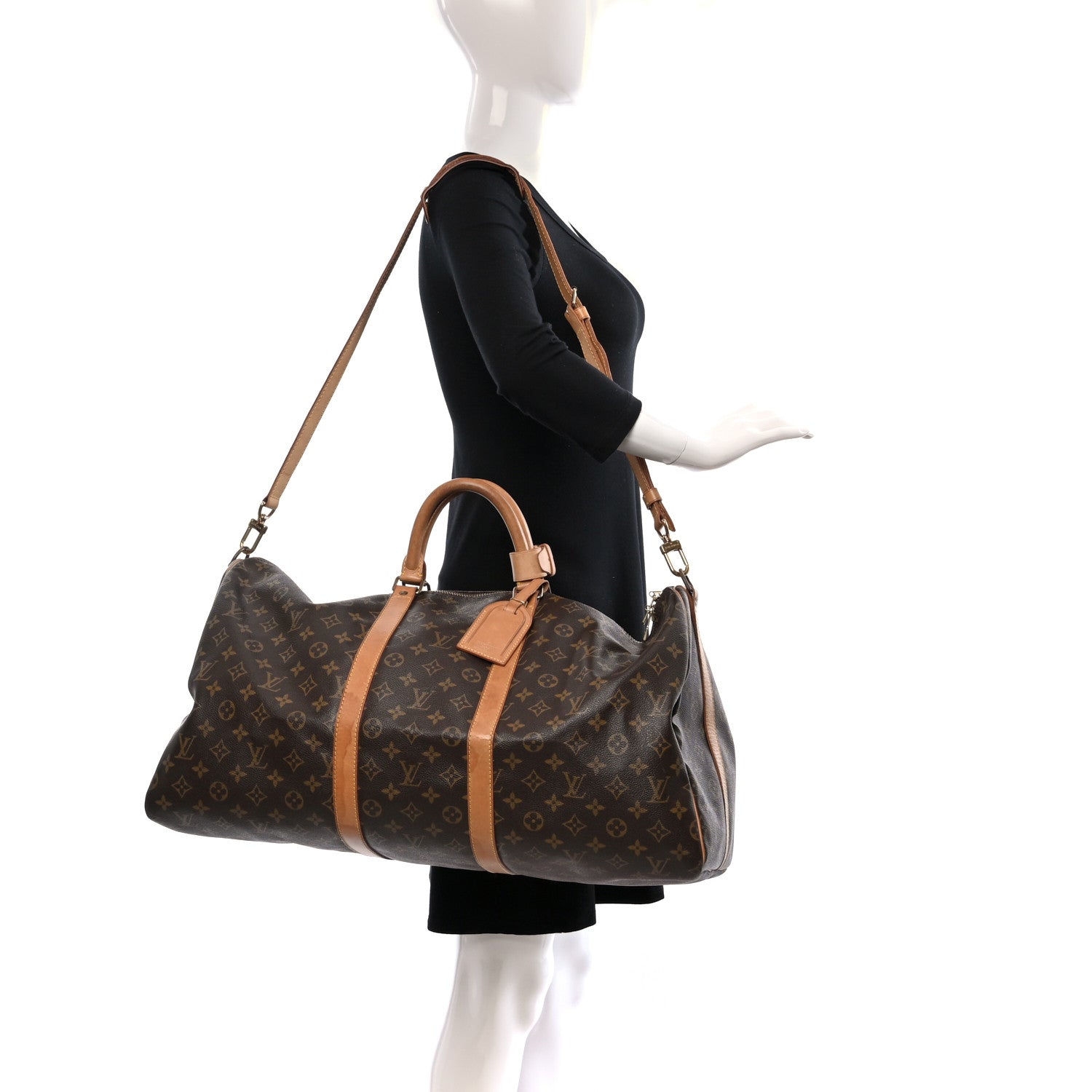 Louis Vuitton Monogram Keepall Bandouliere 55 2 of 21
