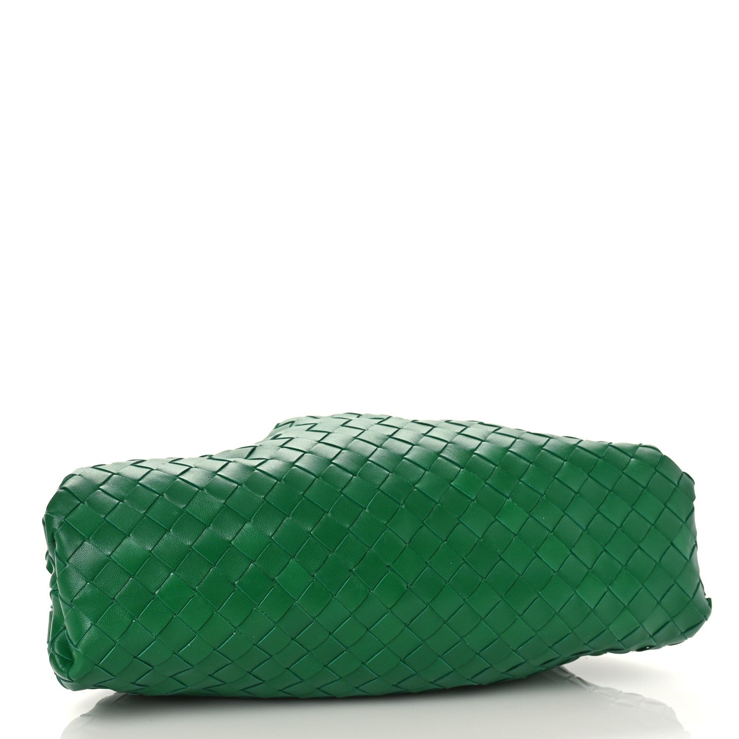 Bottega Veneta Nappa Maxi Intrecciato The Pouch Oversized Clutch Racing Green 4 of 10