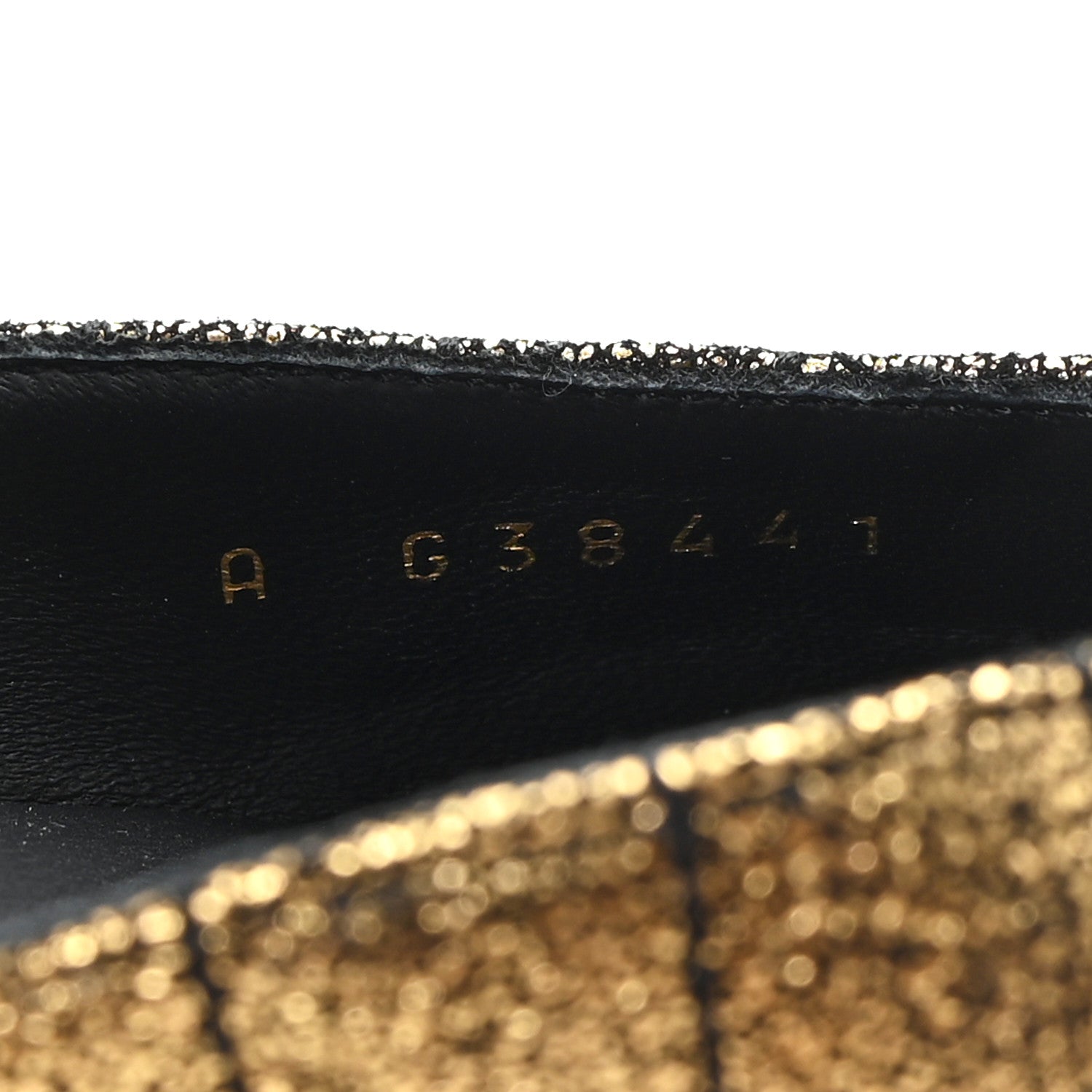Chanel Laminated Suede Kidskin Grosgrain Quilted Cap Toe Ballerina Flats 36.5 Gold Black 17 of 20