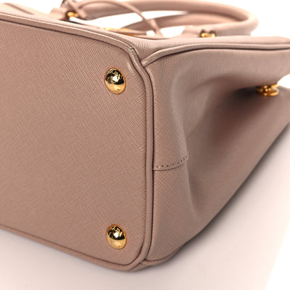 Prada Saffiano Small Galleria Double Zip Tote Cammeo 9 of 12