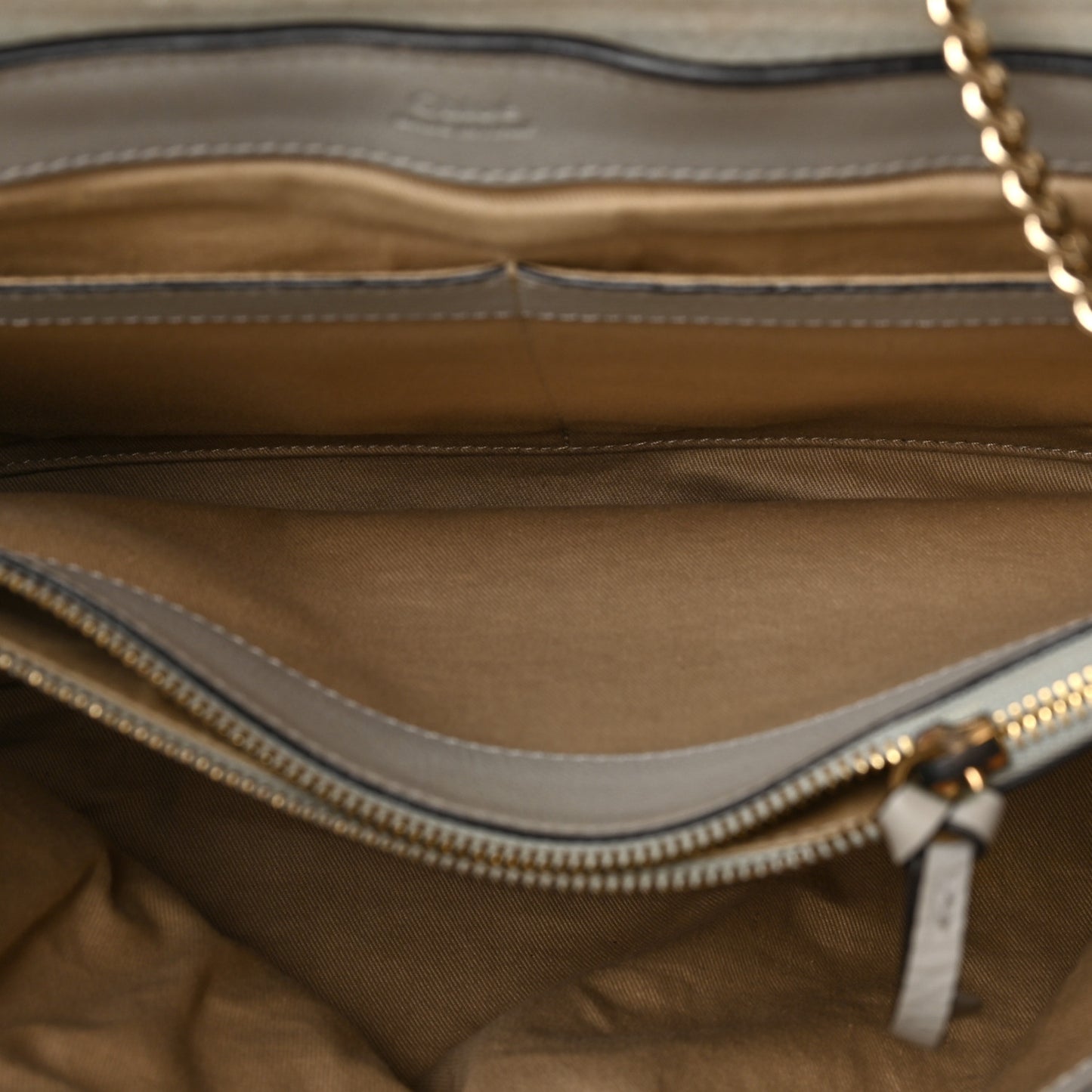 Calfskin Small Faye Day Shoulder Bag Motty Grey