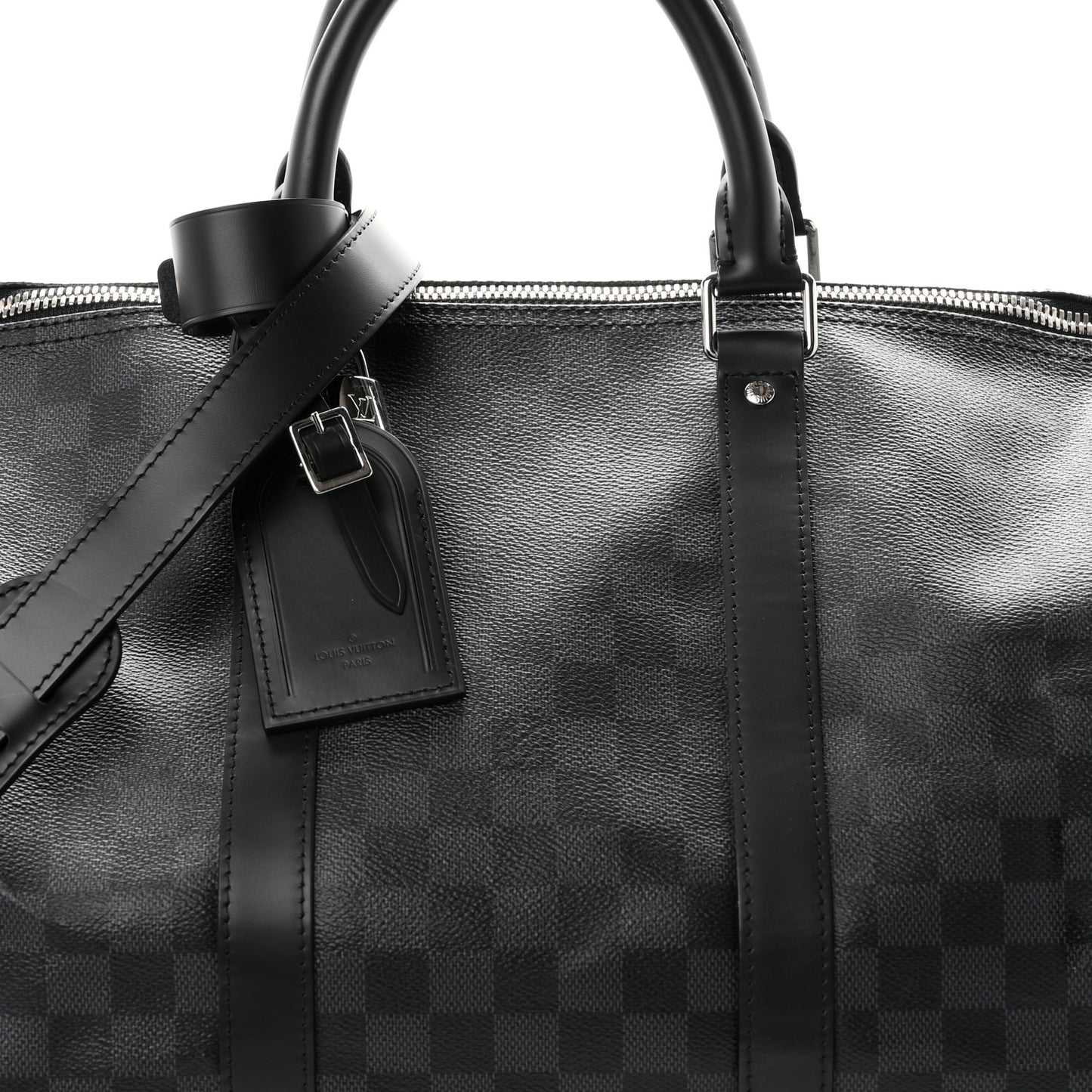 Damier Graphite Keepall Bandouliere 55