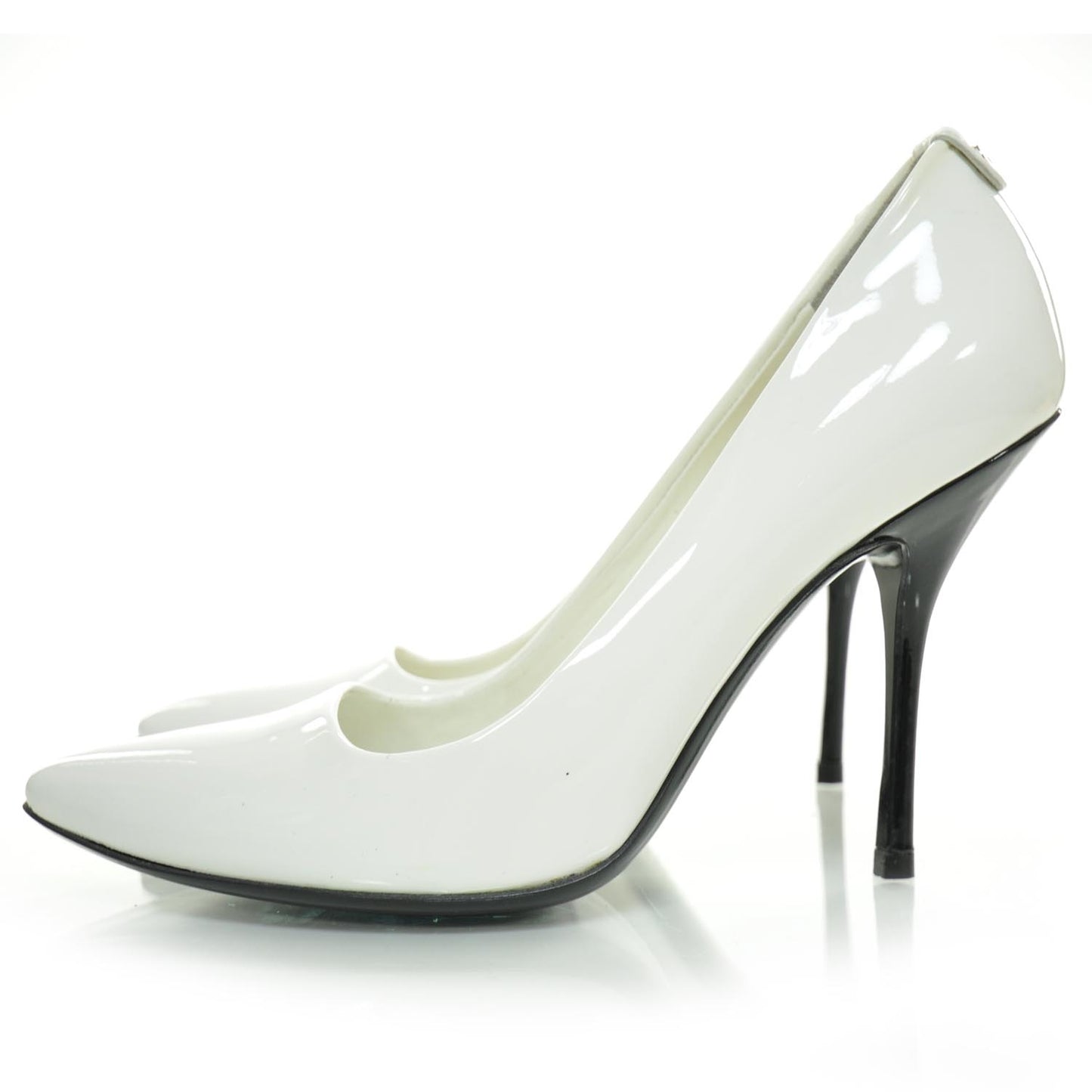 Patent Leather GG Pumps 7.5 Black White
