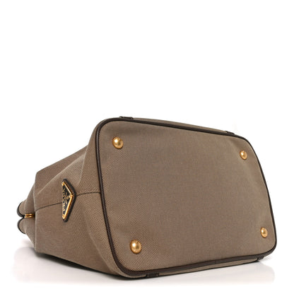 Prada Jacquard Logo Tote Corda Bruciato 4 of 9