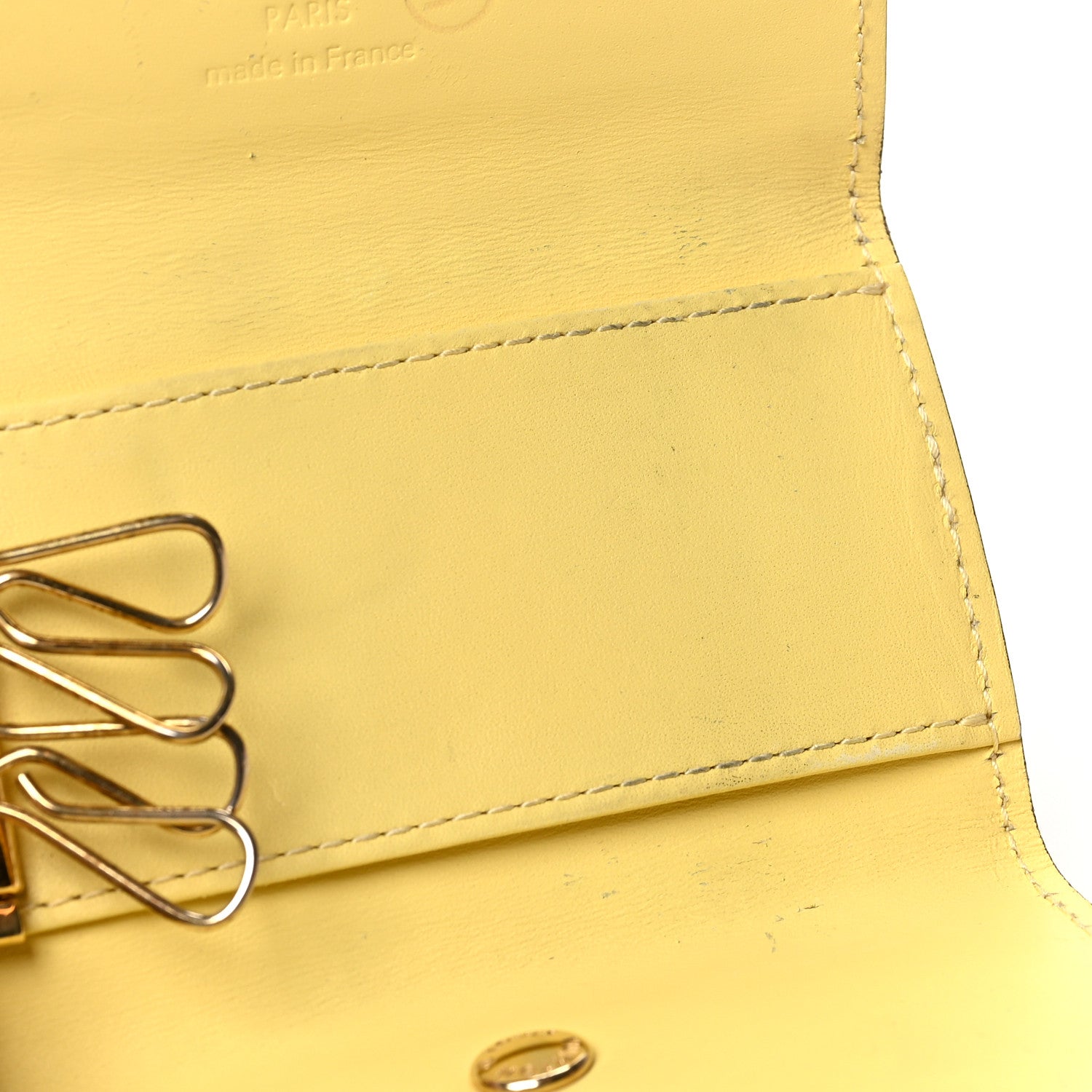 Louis Vuitton Vernis Multicles 4 Key Holder Citrine 7 of 8