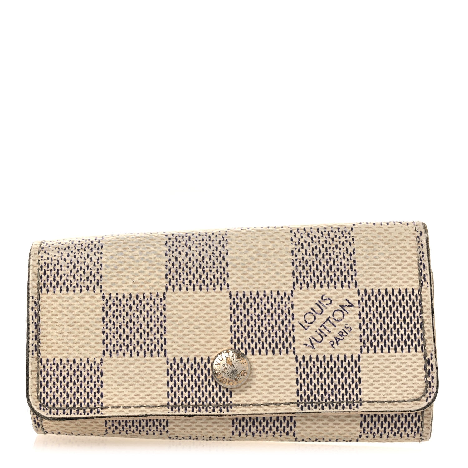 Louis Vuitton Damier Azur Multicles 4 Key Holder 1 of 9