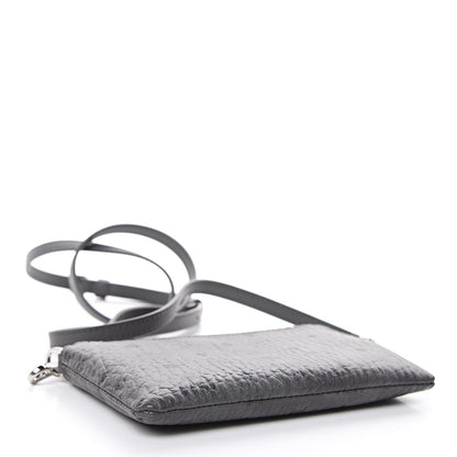 MCM Visetos Crossbody Tech Pouch Grey 4 of 10