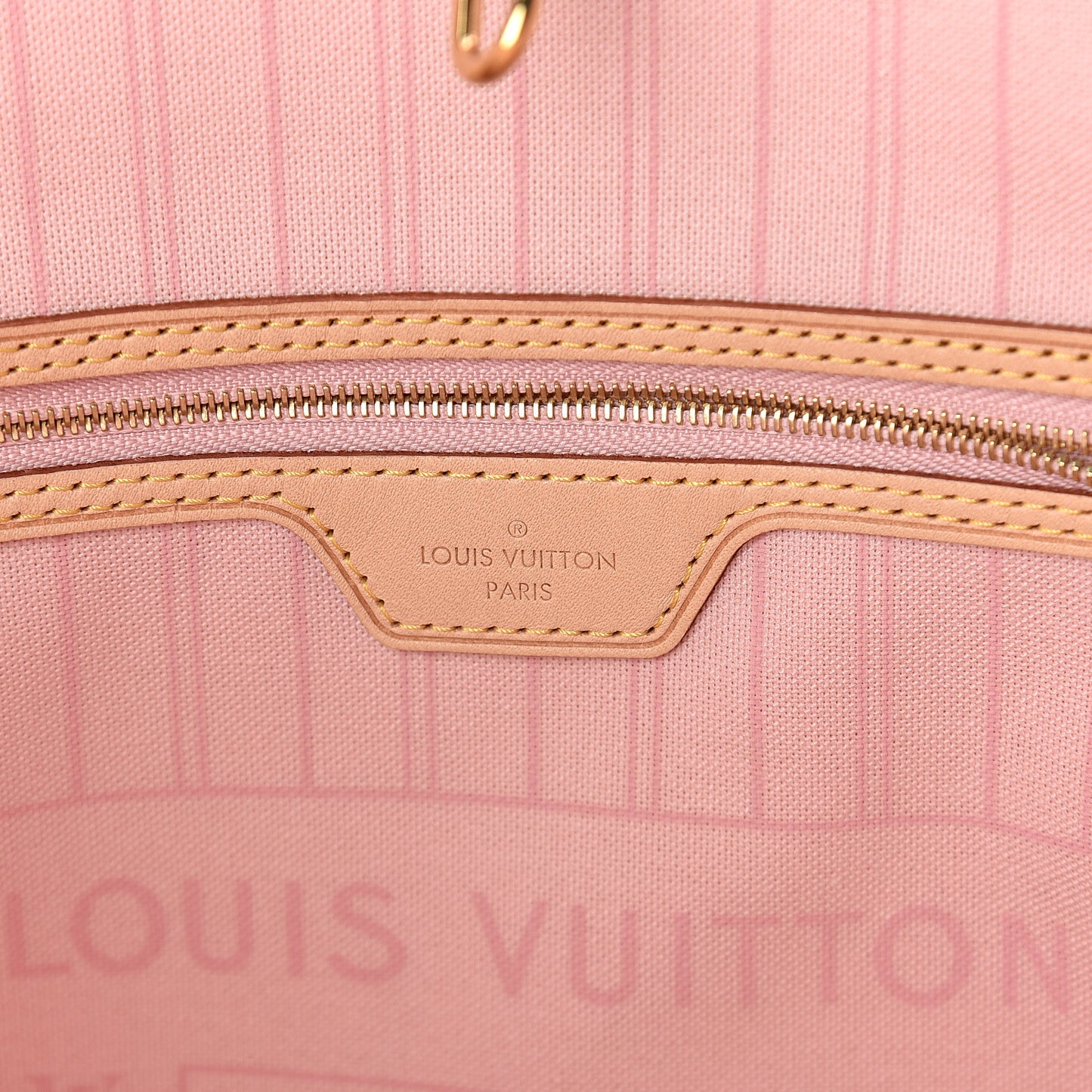 Damier Azur Neo Neverfull MM Rose Ballerine