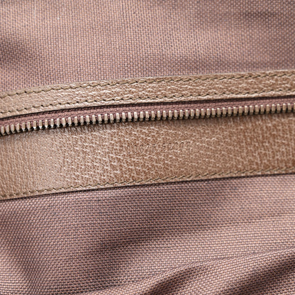Gucci GG Supreme Monogram Textured Dollar Calfskin Web Ophidia Savoy Garment Bag Beige Ebony New Acero 7 of 10