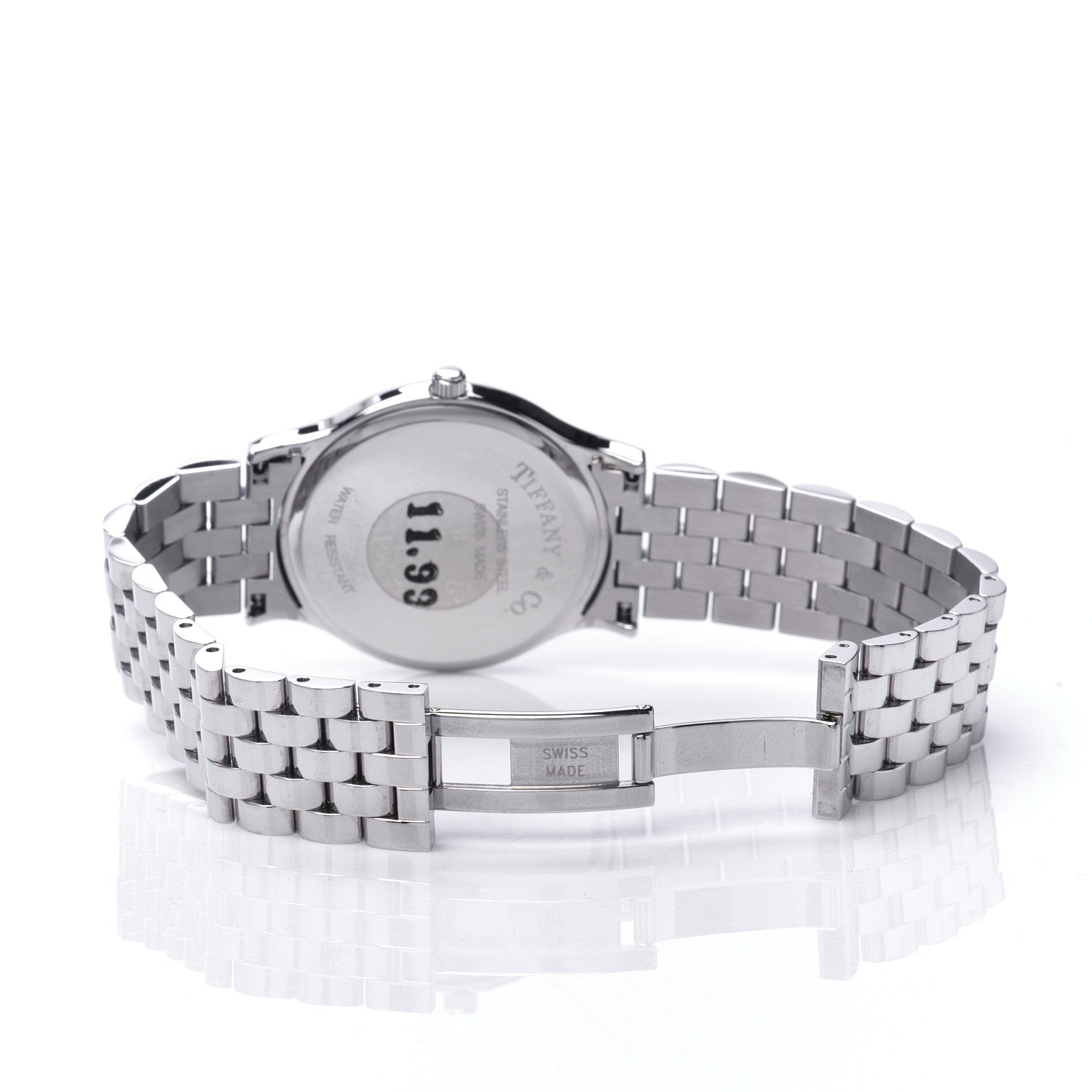 Tiffany Stainless Steel 33mm Portfolio Quartz Watch 5 of 5