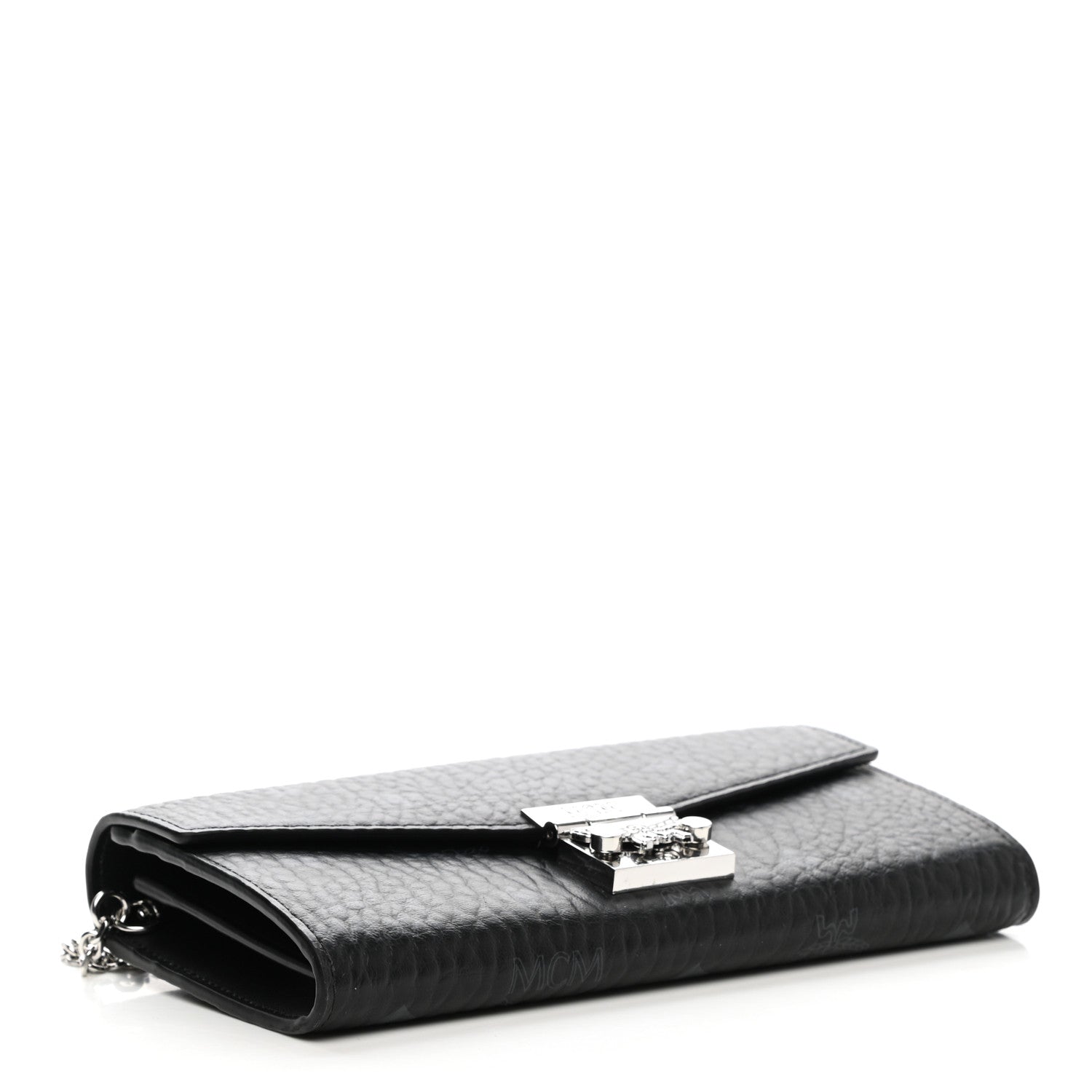 MCM Visetos Large Patricia Wallet On Chain Black 4 of 7