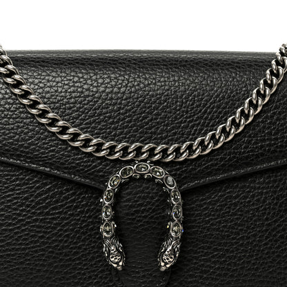 Gucci Calfskin Mini Dionysus Chain Wallet Black 8 of 10
