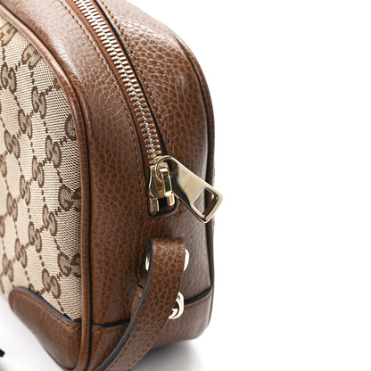 Gucci Monogram Mini Bree Messenger Bag Beige Tabacco 13 of 15
