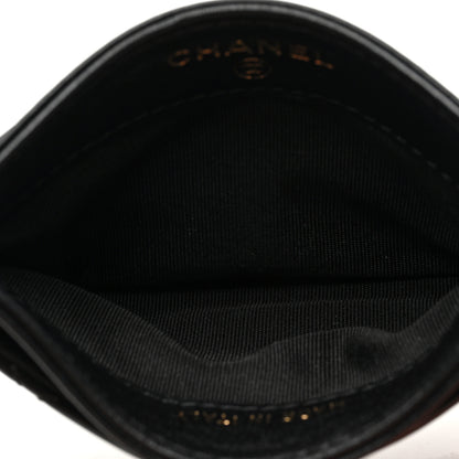 Chanel Patent Calfskin Quilted Card Holder Black 5 of 8