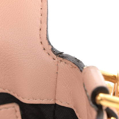Fendi Nappa FF 1974 Embossed Baguette Rosa Quarzo 12 of 12