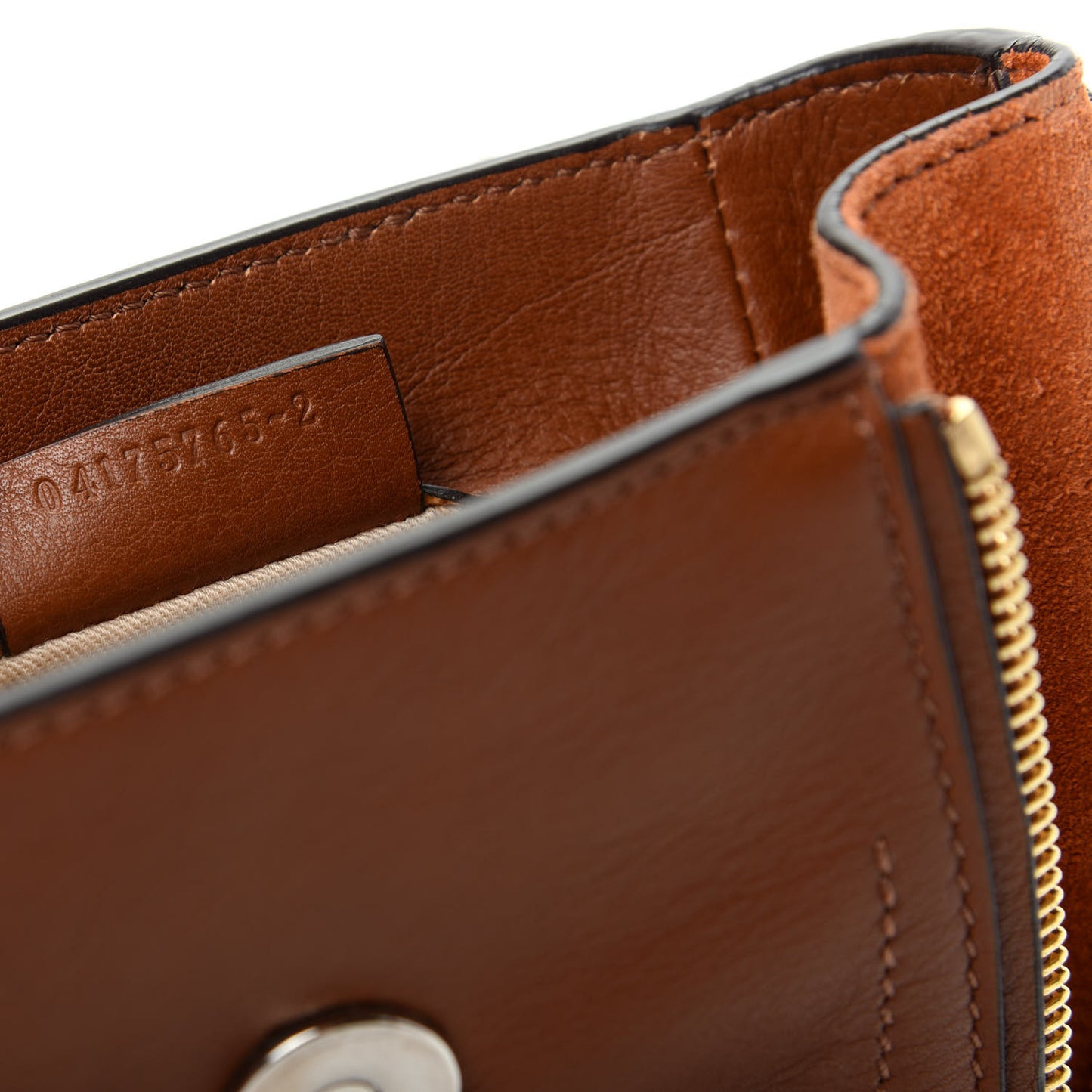 Suede Calfskin Small Faye Backpack Tan