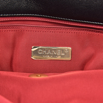 Chanel Goatskin Quilted Maxi 19 Flap Black 6 of 10