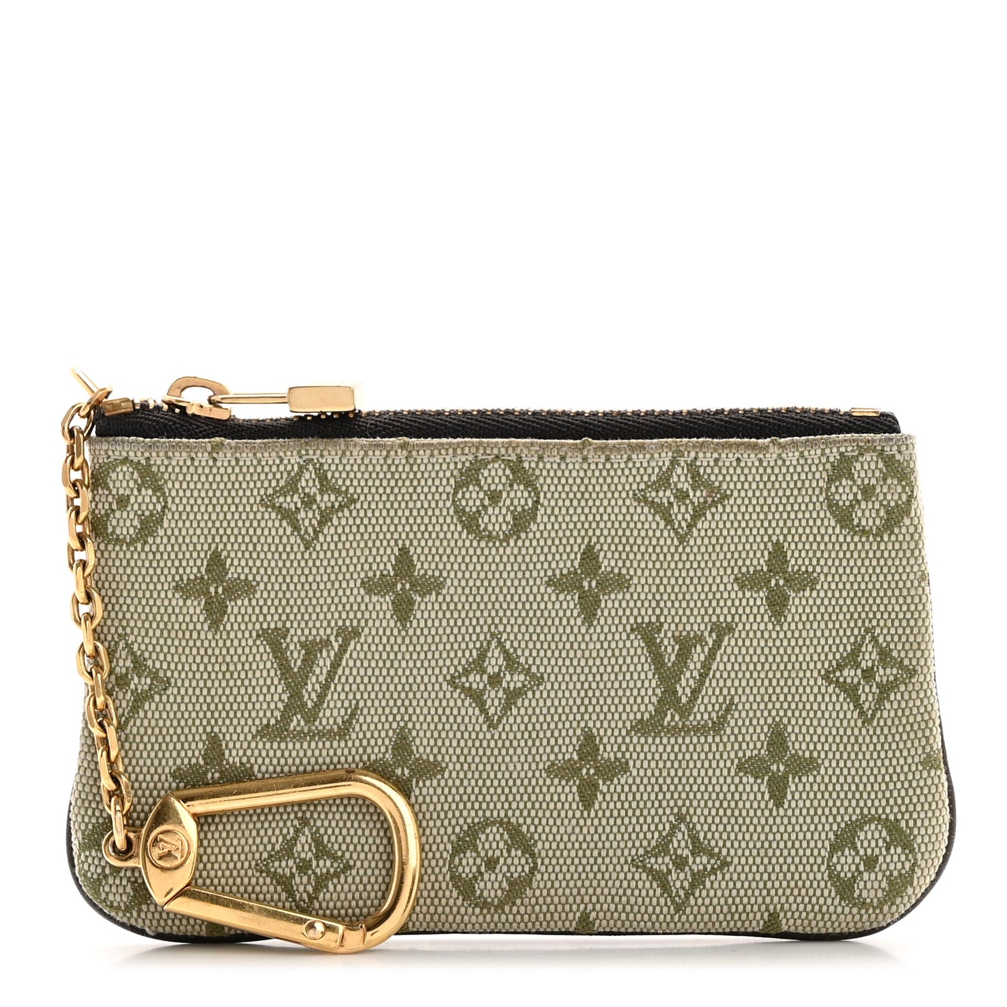 Mini Monogram Key Pouch Kaki