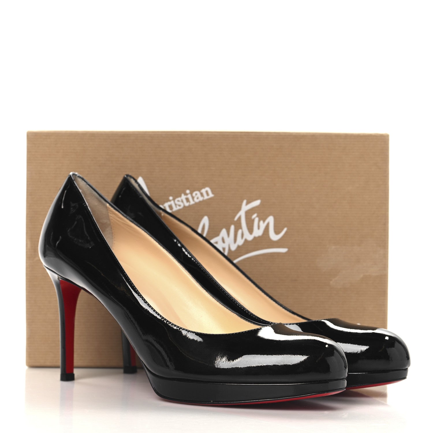 Christian Louboutin Patent New Simple 85 Pumps 41 Black 9 of 9