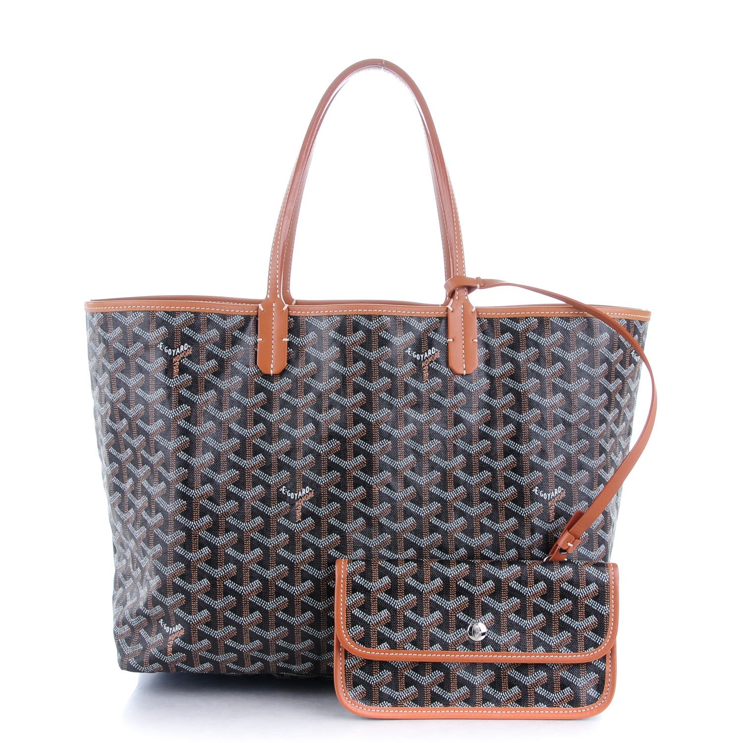 Goyard Goyardine Saint Louis PM Black Gold 1 of 8