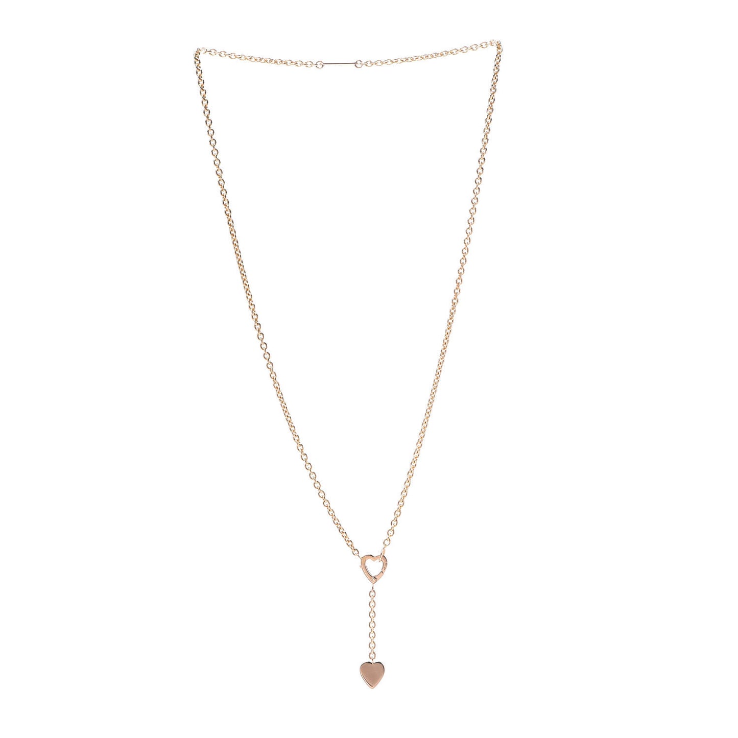 18K Pink Gold Mon Amour Lariat Necklace