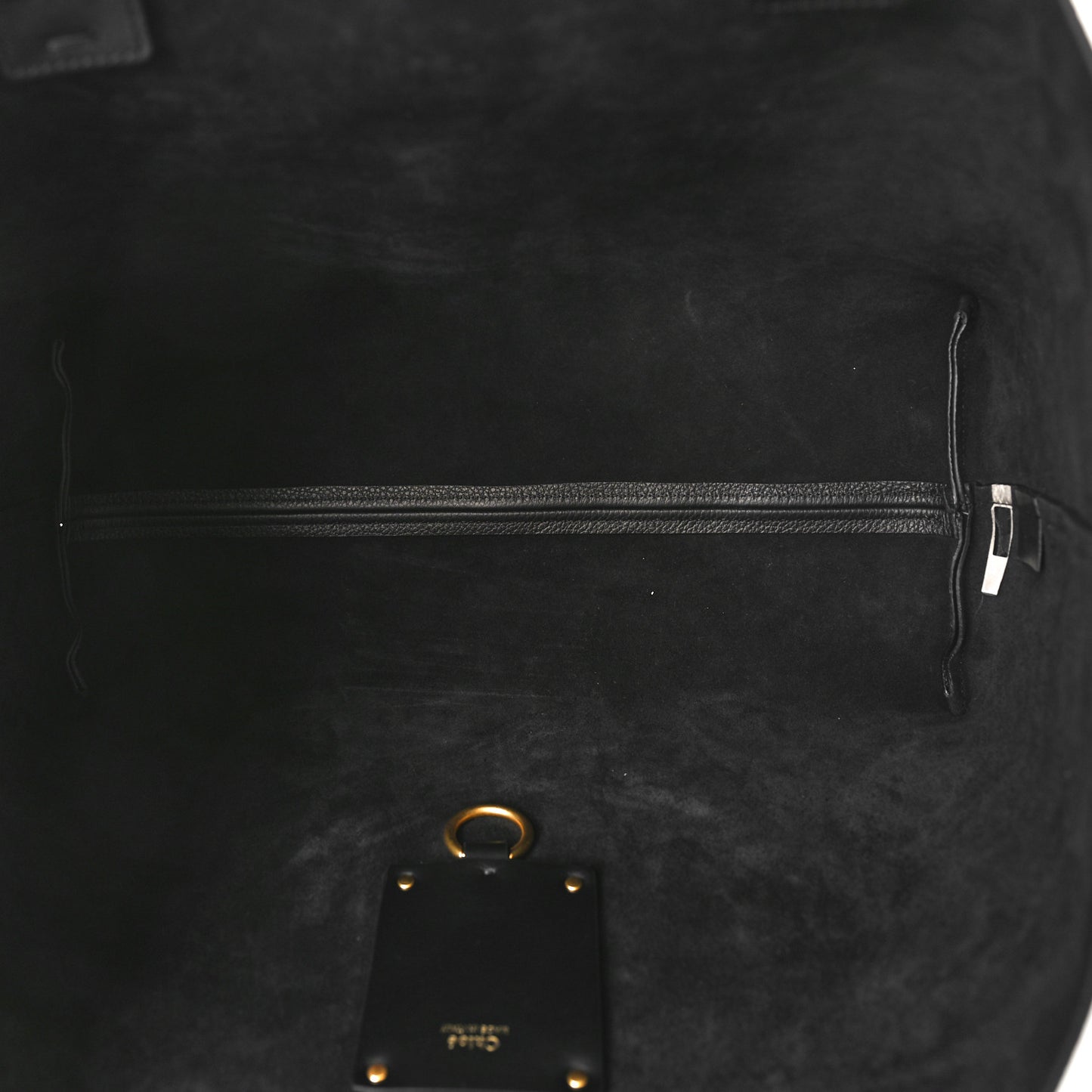 Calfskin Small Marcie Tote Black
